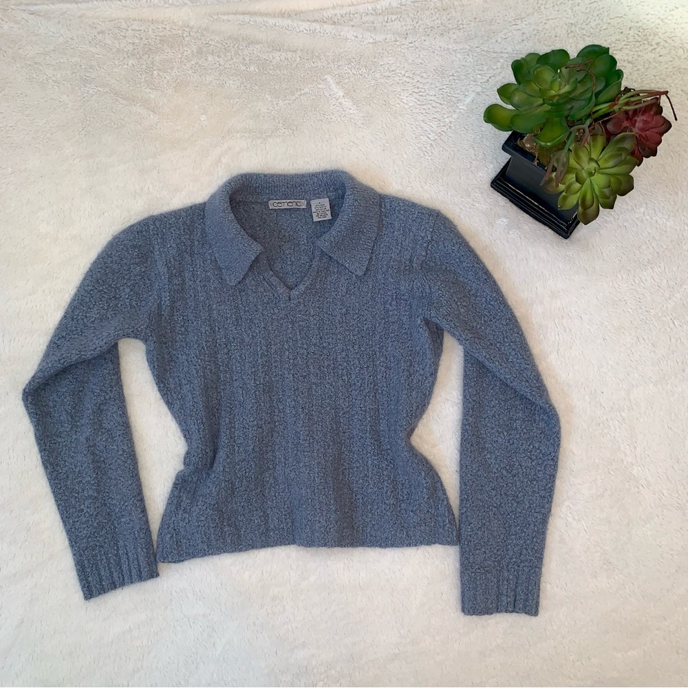WOOL CROP LONG SLEEVE